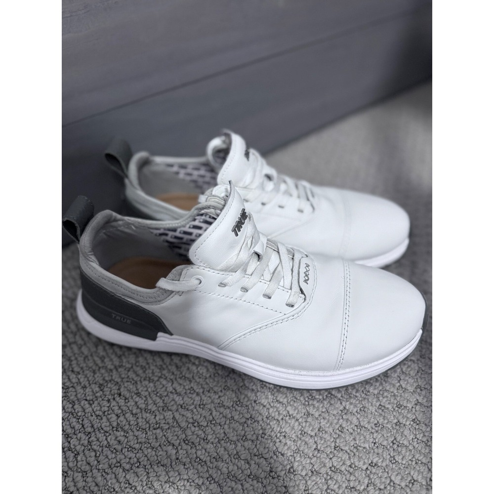 TRUE Linkswear TRUE LUX Tour Golf Sneaker Size‎ Men's 10.5 Staple White Gray - Picture 4 of 10